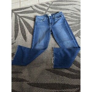 L'Agence Women's High Rise Crop Flare Jeans‎ Blue Size 25
